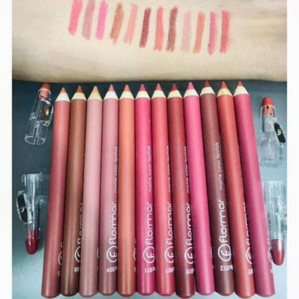 pack of 12 flormar lip pencil - Image 3