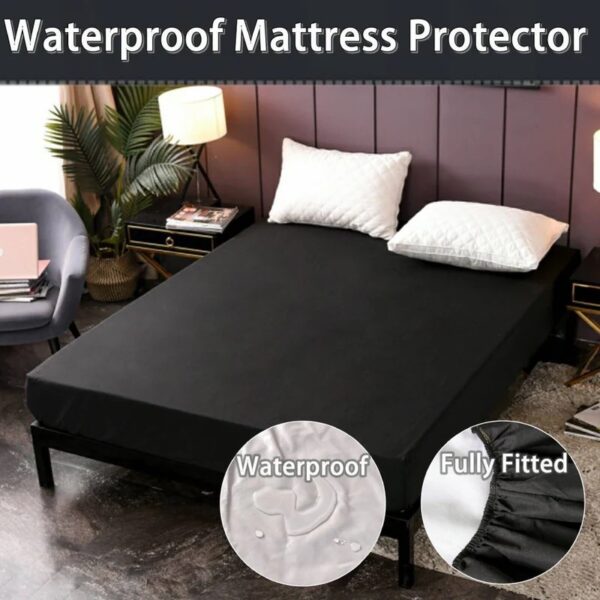 waterproof mattress protector | fitted breathable mattress cover