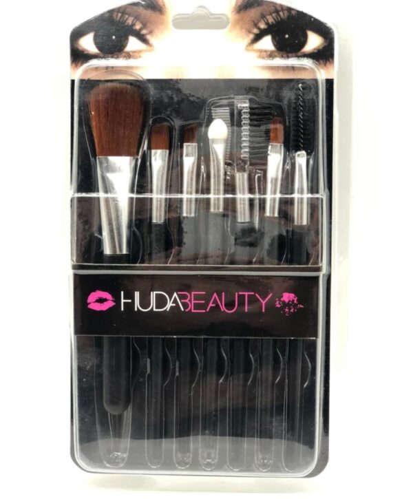 7 pcs huda beauty makeup brush set