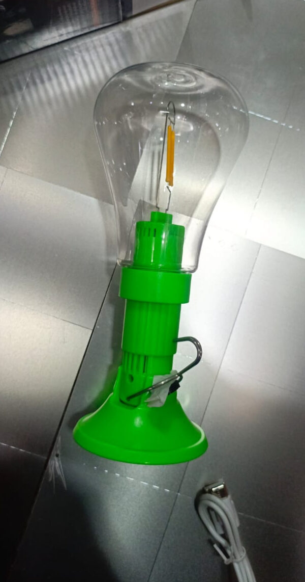 led rechargeable lamp | lanterns bulb light with hanging hook (random color) - Image 5