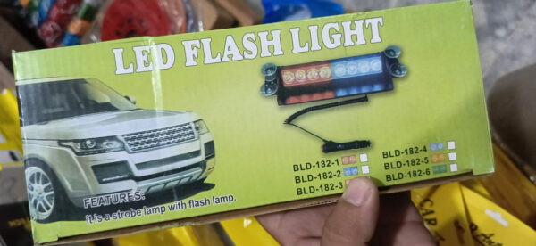 car led red blue windshield dash emergency police strobe lights - Image 12