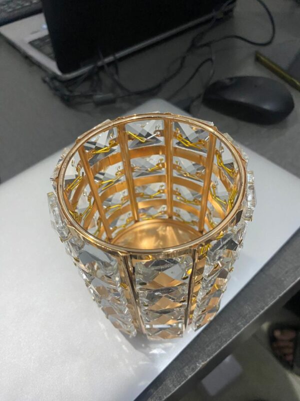 crystal makeup brush holder or pen holder - Image 8
