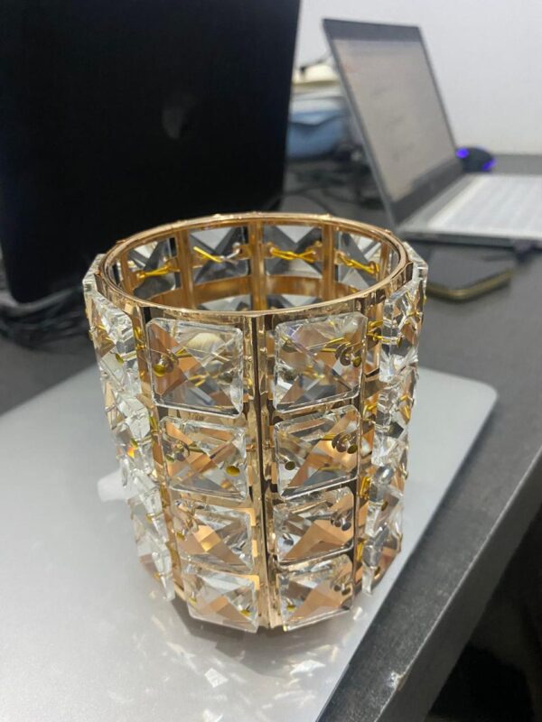 crystal makeup brush holder or pen holder - Image 7