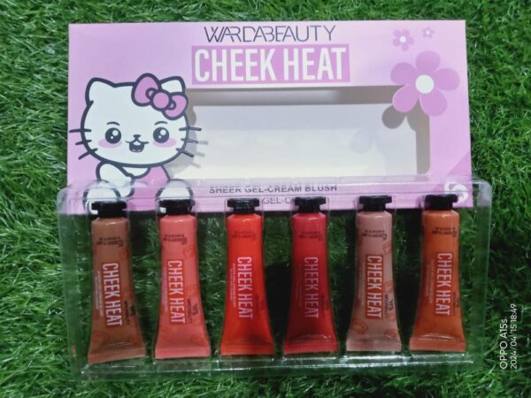 warda beauty cheek heat for lips and cheeks (pack of 6) - Image 4