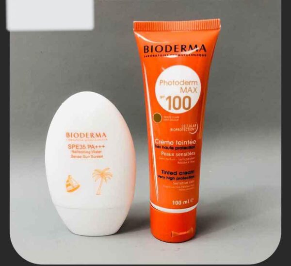 uv protectant sunblock, 100 μι +60ml refreshing water