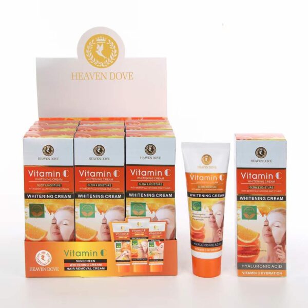 heaven dove glow and moisture skin whitening cream 120 ml vitamin c - Image 3