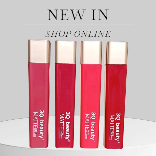 pack of 4  3q beauty matte vived lipgloss (waterproof) - Image 2