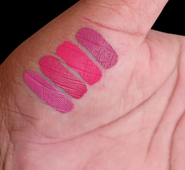pack of 4  3q beauty matte vived lipgloss (waterproof) - Image 4