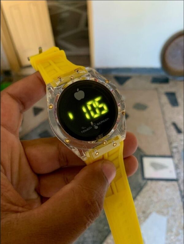 touch screen led watch for kids beautiful and imported with stylish dial - Image 2