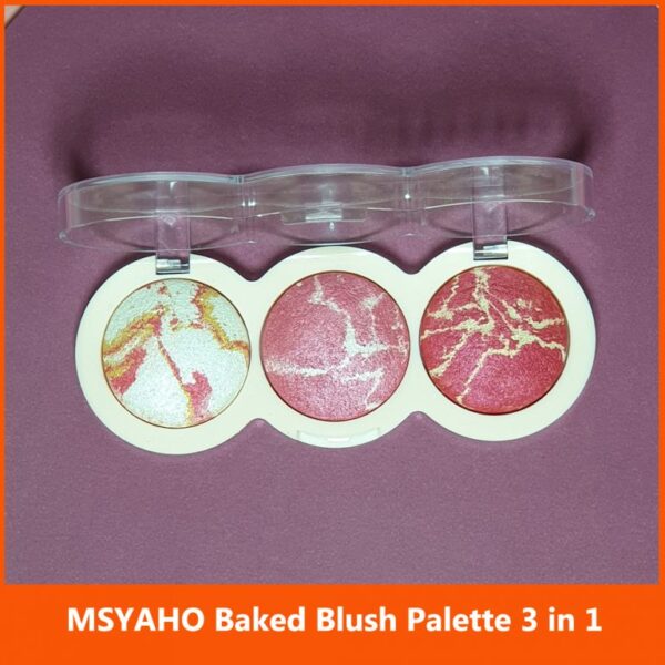 msyaho 3 in 1 baked blush palette - Image 4
