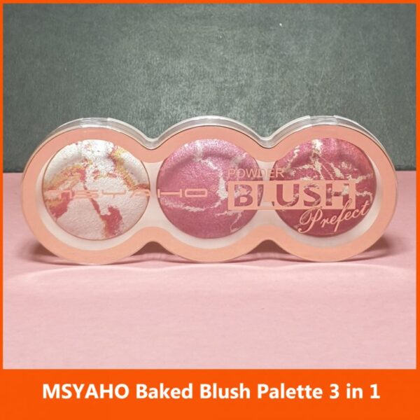 msyaho 3 in 1 baked blush palette - Image 8