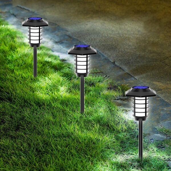 2 in 1 solar flame lamp | outdoor led waterproof decoration garden lawn light - Image 8