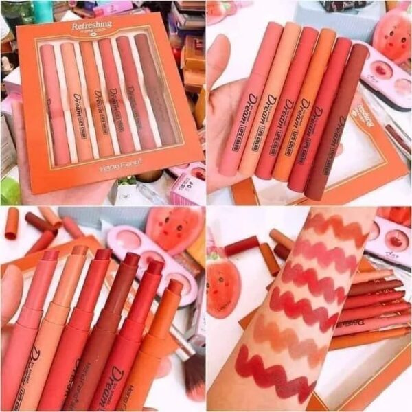(pack of 6) heng fang refreshing matte lipstick