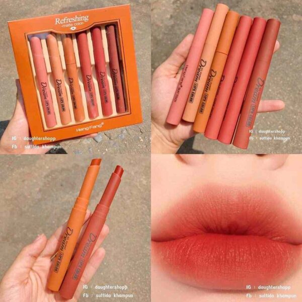 (pack of 6) heng fang refreshing matte lipstick - Image 6