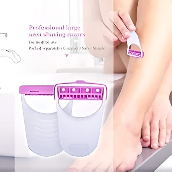 pack of 6 / 12 - safety hair shaving razors designed for girls & women - Image 4