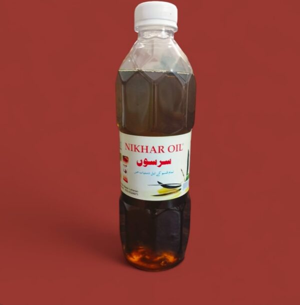 nikhar oil / mustard oil   (سرسوں کا تیل ) - Image 4