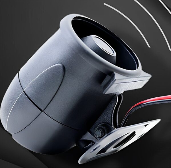 car anti-theft horn siren, horn alarm 12v tweeter alarm treble voice speaker high decibel intelligent voice alarm - Image 3