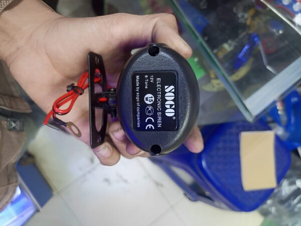 car anti-theft horn siren, horn alarm 12v tweeter alarm treble voice speaker high decibel intelligent voice alarm - Image 6