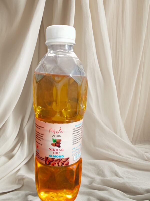 nikhar sweet almond oil / good for the skin and hair - Image 5