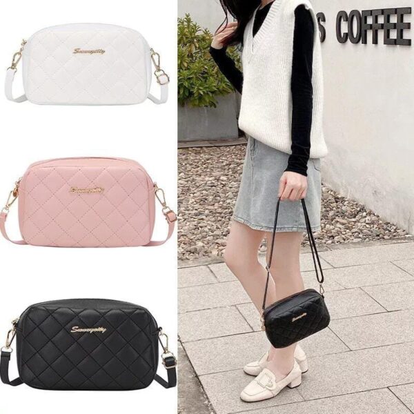 girl's pu leather embroidered shoulder bag - Image 3