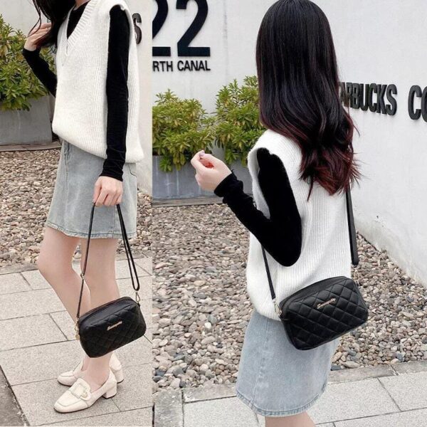 girl's pu leather embroidered shoulder bag - Image 9