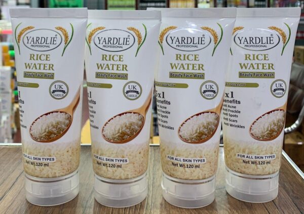 yardlie professional collagen + rice beauty face wash 120ml - Image 2
