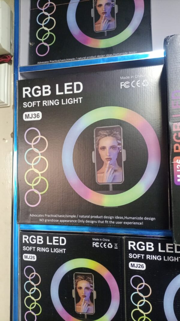 (only ring light) rgb led soft ring light, rgb flash ring light for camera smartphone for many more - Image 4