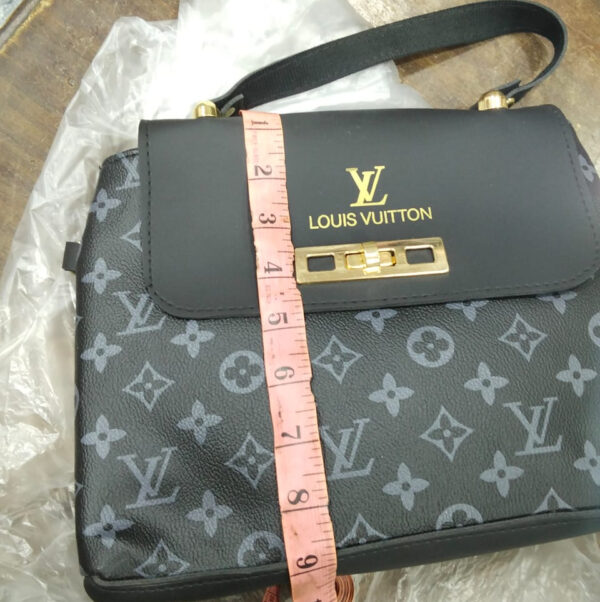 louis vuitton bag with metal lock on flap - Image 2