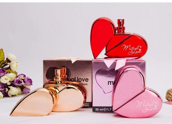 mutual love heart perfume long lasting fragrance for women 50 ml