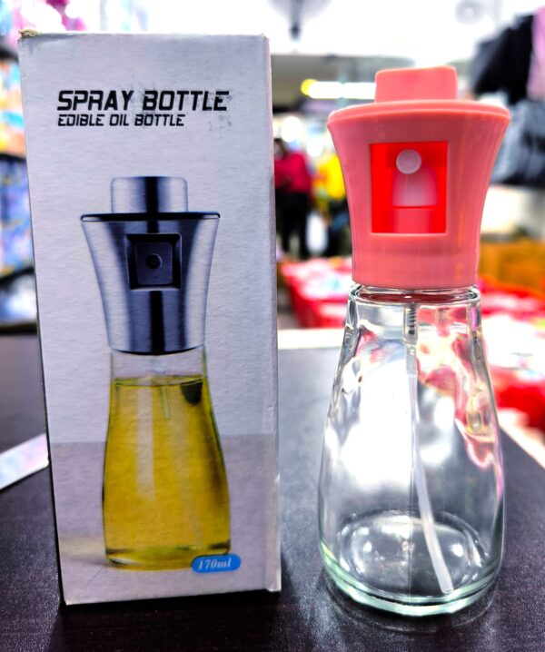 oil spray dispenser / oil spray bottle pump for cooking, bbq, baking, frying, salad (random color) 170ml - Image 2