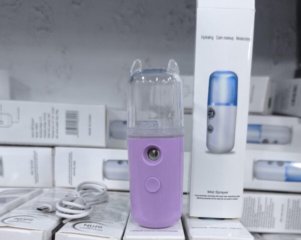nano facial mist sprayer, 30ml handy atomization machine face moisturizing hydration  usb charging (random color) - Image 7