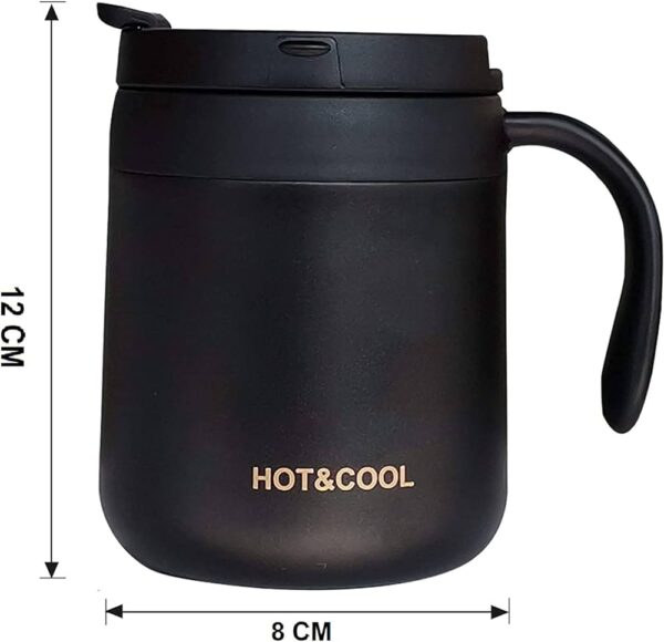 coffee mug with handle 850ml insulated stainless steel coffee travel mug/(random color) - Image 3