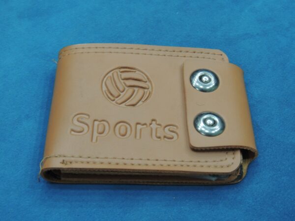 men's leather plain wallet - Image 2