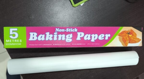 non stick baking paper roll for kitchen baking, cooking 30x500cm - Image 4
