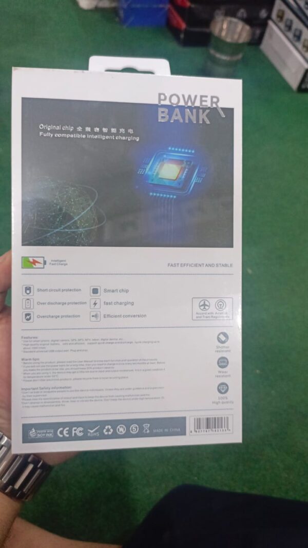 p11 power bank in mini size with charging cable 10000mah (random color) - Image 10