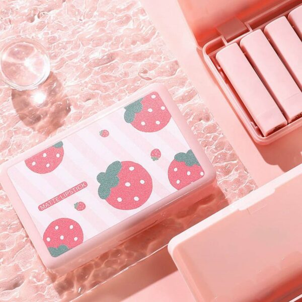 6 pcs dragon ranee matte lipstick set, pack of 6 - Image 5