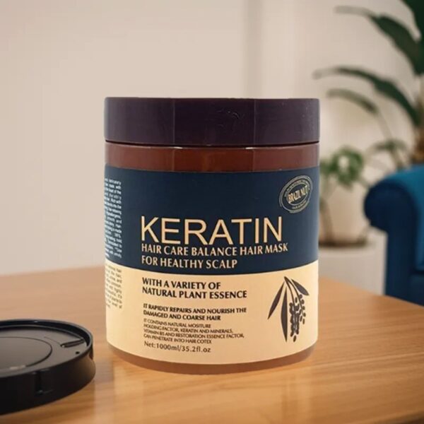 pack of 2 | keratin hair mask treatment your secret to shiny, healthy hair 500ml - Image 3