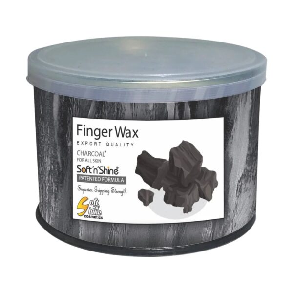 charcoal soft n shine  finger wax 225gm