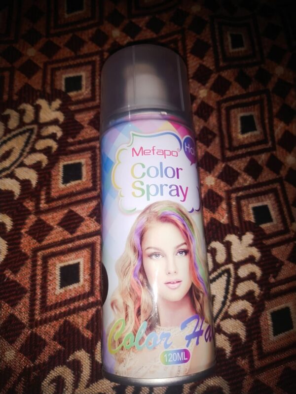 temporary hair colour spray-golden (120ml) - Image 2
