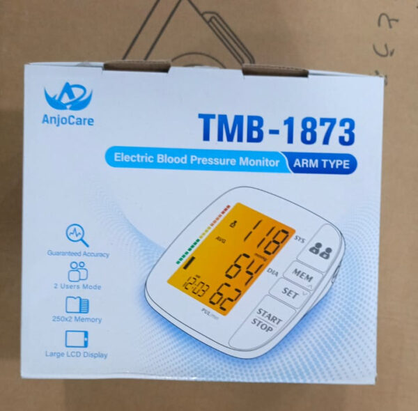tmb-1873 electric blood pressure monitor arm type / automatic digital accurate upper arm bp machine - Image 2