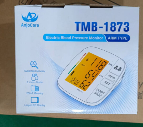 tmb-1873 electric blood pressure monitor arm type / automatic digital accurate upper arm bp machine - Image 6