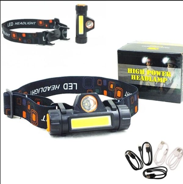 portable mini high power led headlamp flashlight for outdoor camping and cycling, hiking, working, racing - Image 2