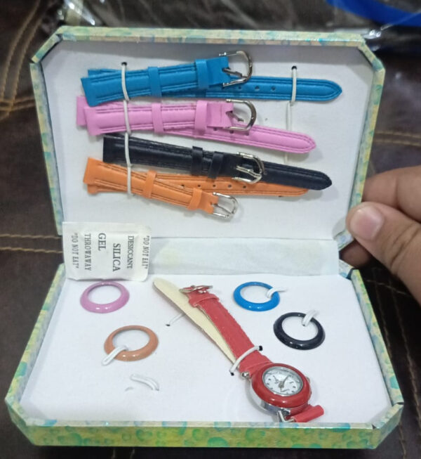 bindas collection 5 in 1-multi dials & strap wrist watch - Image 4