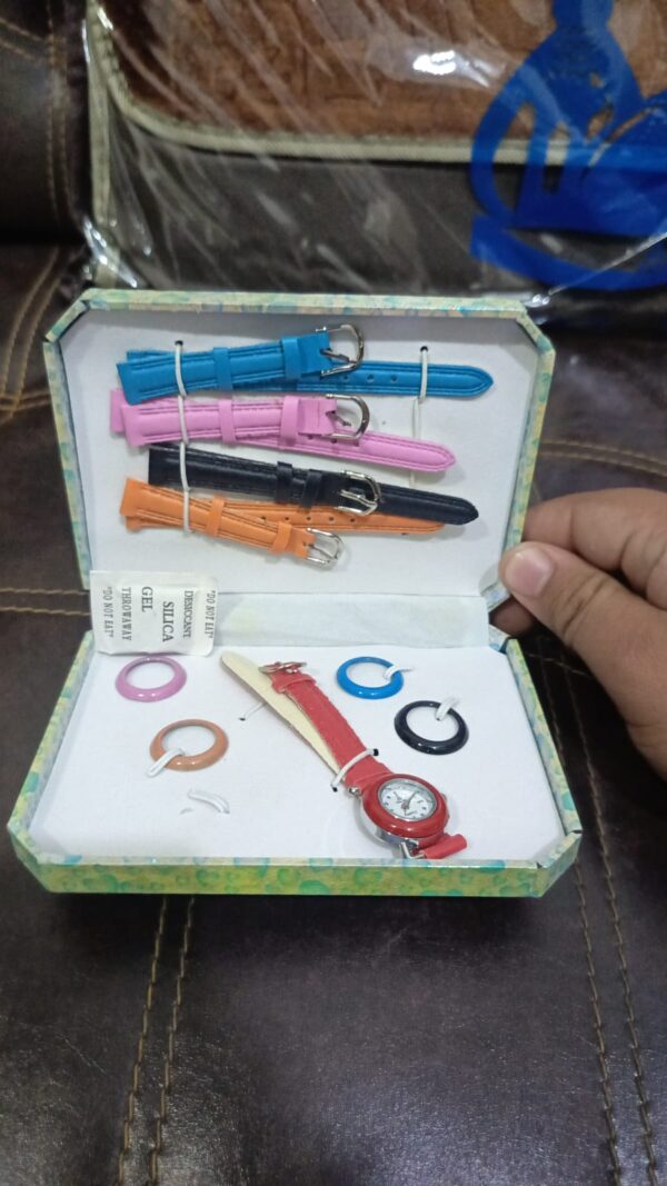 bindas collection 5 in 1-multi dials & strap wrist watch - Image 3