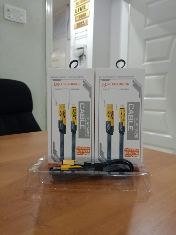 4 in 165w fast charging data cable (with box) - Image 2