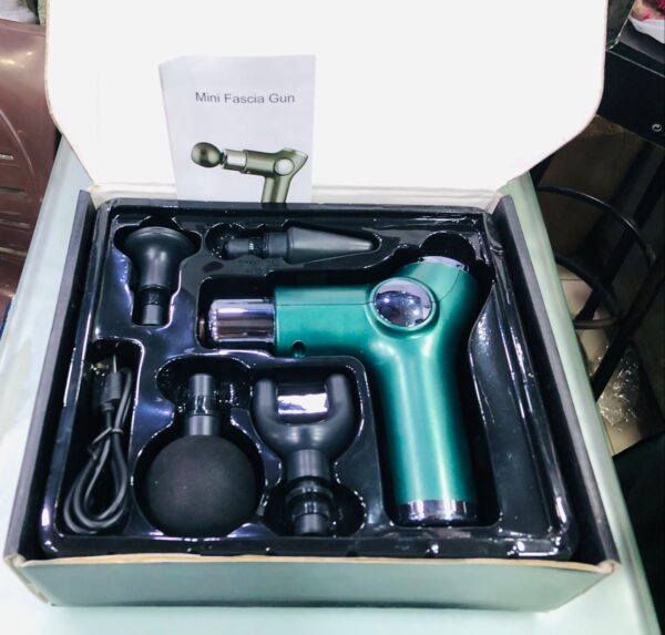 gun massager lcd display deep tissue percussion massager  for pain relief mini massageer gun (random color) - Image 2