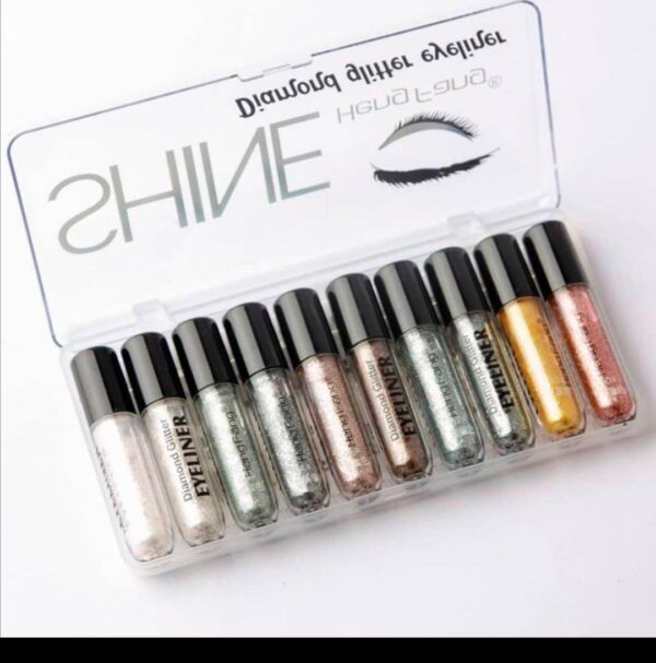 (pack of 10) heng fang shine diamond glitter eyeshadow - Image 2