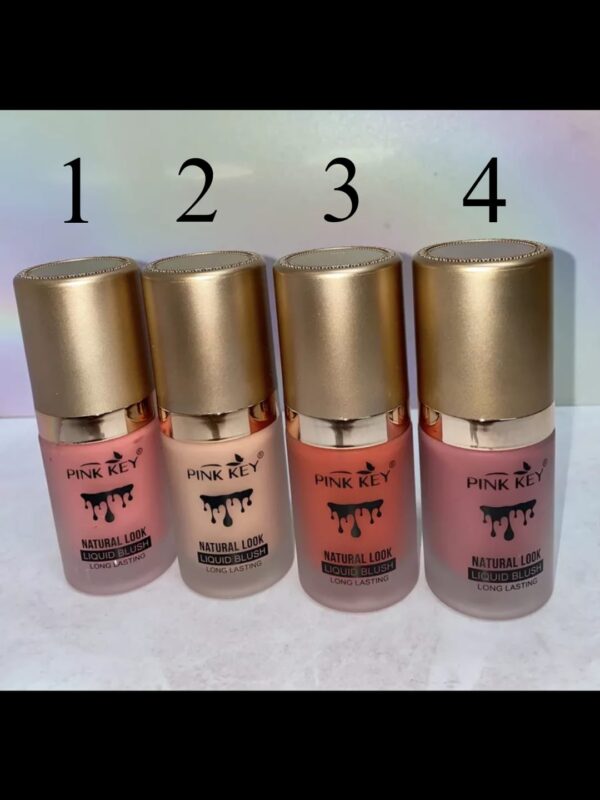 pink key long lasting natural look liquid blush, 40ml - Image 2