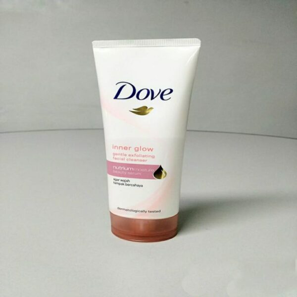 dove inner glow face wash gentle exfoliating facial cleanser beauty serum  (100g) - Image 2