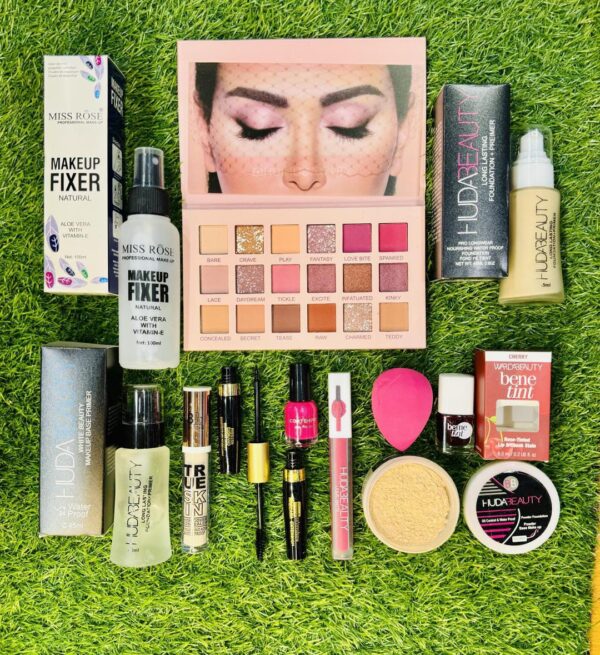 12 in 1 makeup deal  makeup fixer,liquid foundation, primer, and many more for girls - Image 5